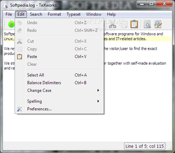 TeXworks screenshot 2