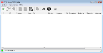 TFTP Server TFTPDWIN screenshot