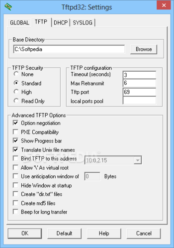 Tftpd32 Portable screenshot 3