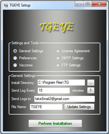 TGEYE screenshot