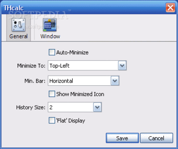 THcalc screenshot 2