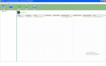 The AddressBook Software screenshot 2