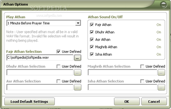 The Athan Software screenshot 2