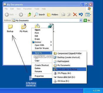 The Backup screenshot