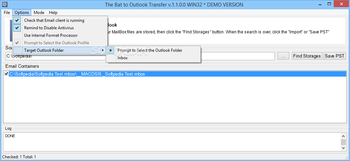 The Bat! to Outlook Transfer screenshot 3