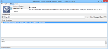 The Bat! to Outlook Transfer screenshot 4