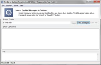 The Bat to Outlook Transfer screenshot 2