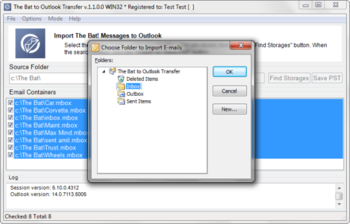 The Bat to Outlook Transfer screenshot 3