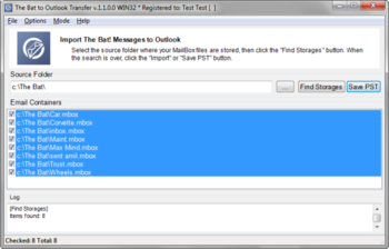 The Bat to Outlook Transfer screenshot 4