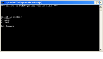 The Batch FileOrganizer screenshot