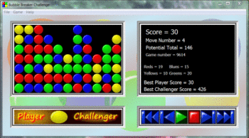 The Bubble Breaker Challenge screenshot