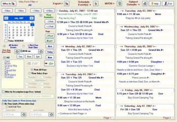 The Calandex screenshot 2