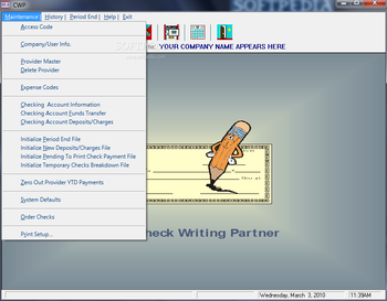 The Check Writing Partner screenshot 2