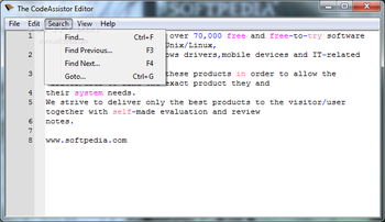 The CodeAssistor Editor screenshot 2
