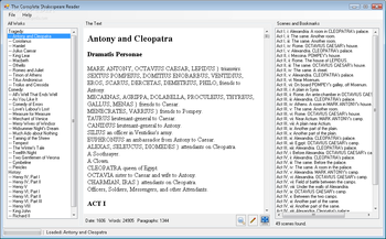 The Complete Shakespeare Reader screenshot