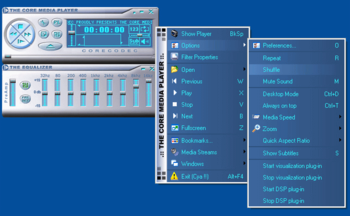 The Core Media Player screenshot