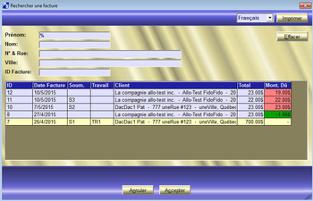 The Cost Estimation & Invoice Manager screenshot 2