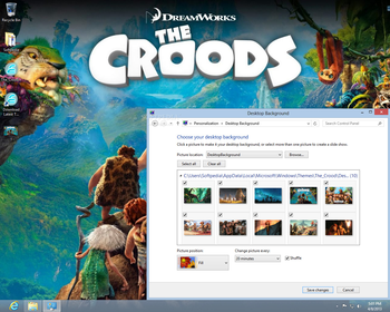 The Croods Theme screenshot 2