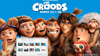 The Croods Windows 7 Theme screenshot