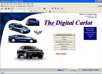 The Digital Carlot screenshot