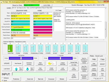 The Edge - NFL Handicapping Assistant screenshot