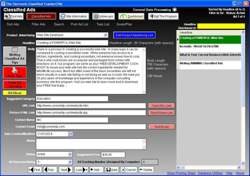 The Electronic Classified Tracker screenshot 4