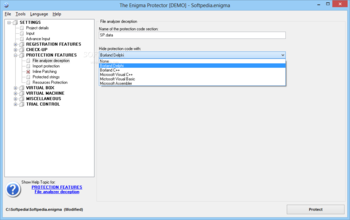 The Enigma Protector screenshot 13