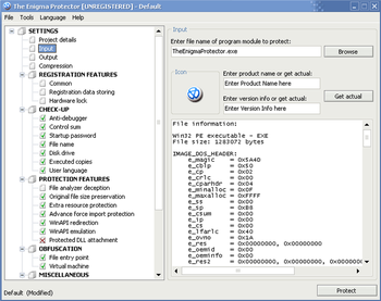 The Enigma Protector x64 screenshot 2