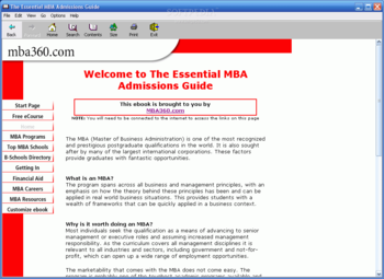 The Essential MBA Admissions Guide screenshot