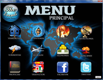 The Events Global News screenshot