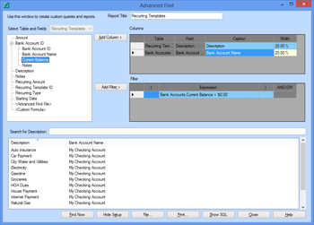 The Family Bank Information System screenshot 4