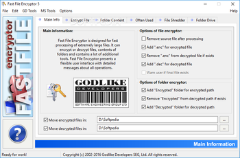 The Fast File Encryptor screenshot