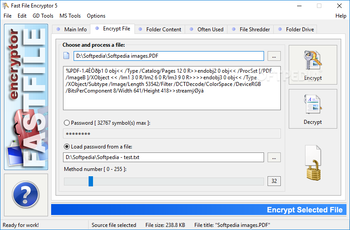 The Fast File Encryptor screenshot 2