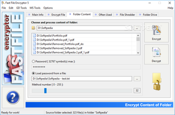 The Fast File Encryptor screenshot 3
