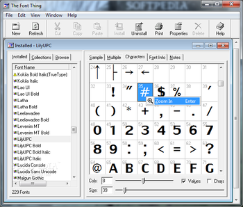 The Font Thing screenshot 4