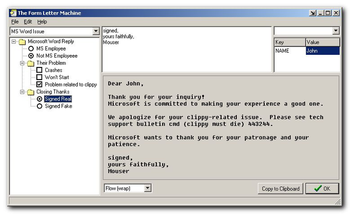 The Form Letter Machine screenshot 2