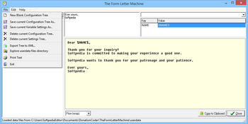 The Form Letter Machine screenshot 2