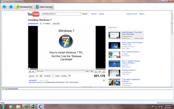 The Free YouTube Downloader screenshot