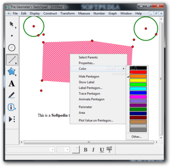 The Geometer's Sketchpad screenshot 2