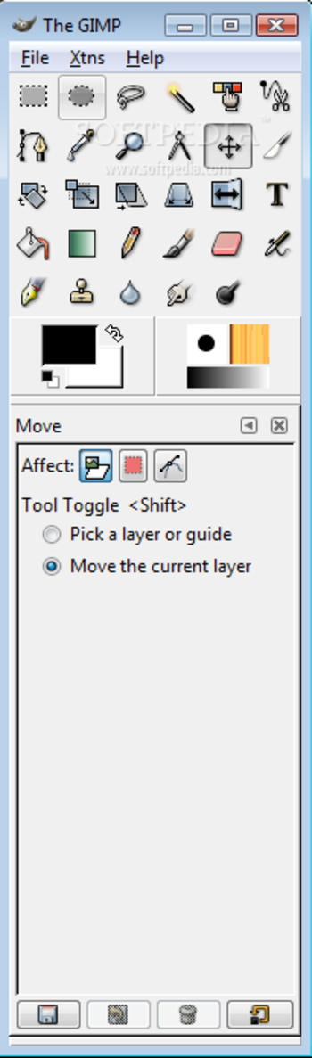The GIMP nLite Addon screenshot
