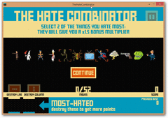 The Hate Combinator screenshot