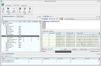 The Hironico Db Tool screenshot