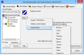 The Kinemorphic 3D Screen Saver screenshot 3