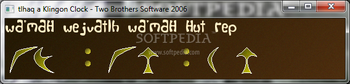 The Klingon Clock screenshot