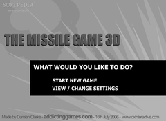 The Missile Game 3D screenshot