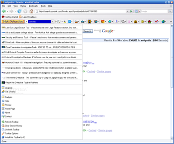 The Net Detective Toolbar for Firefox screenshot 2