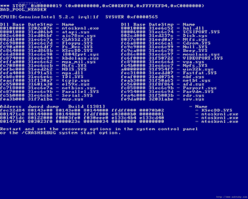 The other BSOD screensaver screenshot