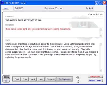 The PC Doctor E-Book screenshot 3