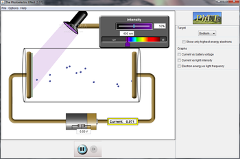 The Photoelectric Effect screenshot