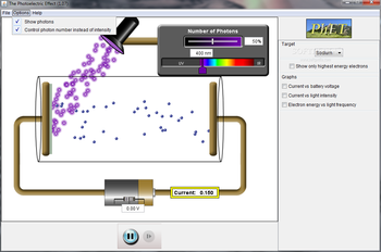 The Photoelectric Effect screenshot 2